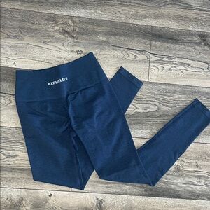 Alphalete Deep Blue Seamless High-Rise Leggings